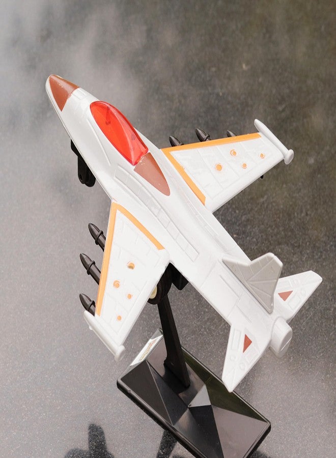 YUIOP - F16 Plane - Army Fighter Plane - Friction Powered Pull Back Toy Plane - Realistic Design - Vibrant Colors - Image 1